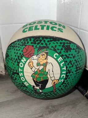 NBA Basketball Boston Celtics Good Stuff Souvenir Ball Collectible Used Pre Own.